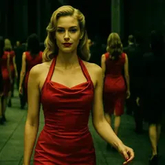Hedonismo Algorítmico: La Chica de Rojo de Matrix y la Tiranía de la IA